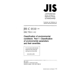 JIS C 60721-1:1995 JIS C 60721-1:1995