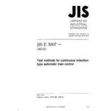 JIS E 3007:2002 JIS E 3007:2002