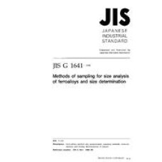 JIS G 1641:1998 JIS G 1641:1998