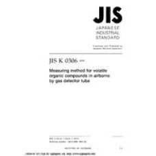 JIS K 0306:2004 JIS K 0306:2004