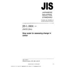JIS L 0804:2004 JIS L 0804:2004