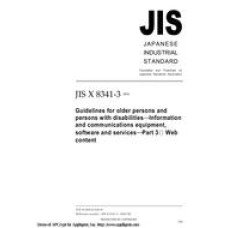 JIS X 8341-3:2004 JIS X 8341-3:2004
