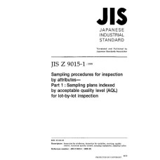 JIS Z 9015-1:1999 JIS Z 9015-1:1999