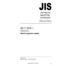JIS T 3209:2005 JIS T 3209:2005