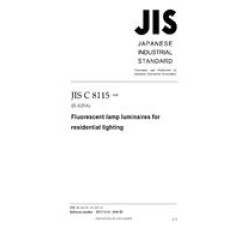 JIS C 8115:2008 JIS C 8115:2008