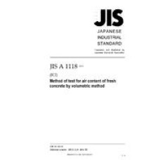 JIS A 1118:2011 JIS A 1118:2011