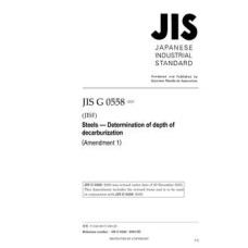 JIS G 0558:2020/AMENDMENT 1:2023