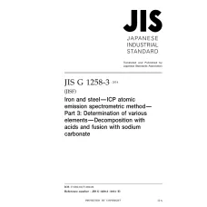 JIS G 1258-3:2014 JIS G 1258-3:2014