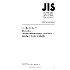JIS L 1922:2016