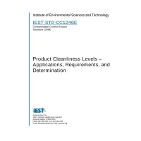 IEST STD-CC1246E