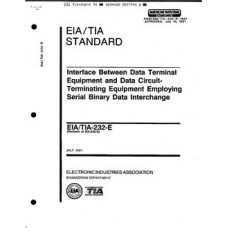 TIA ANSI/TIA-232-E TIA ANSI/TIA-232-E