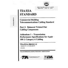 TIA ANSI/TIA/EIA-568-B.2-1 TIA ANSI/TIA/EIA-568-B.2-1