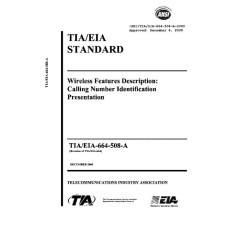 TIA ANSI/TIA/EIA-664-508-A TIA ANSI/TIA/EIA-664-508-A