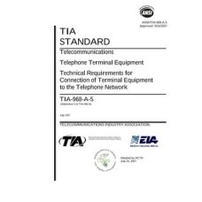 TIA ANSI/TIA-968-A-5 TIA ANSI/TIA-968-A-5