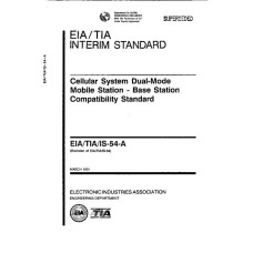 TIA EIA/TIA/IS-54-A TIA EIA/TIA/IS-54-A