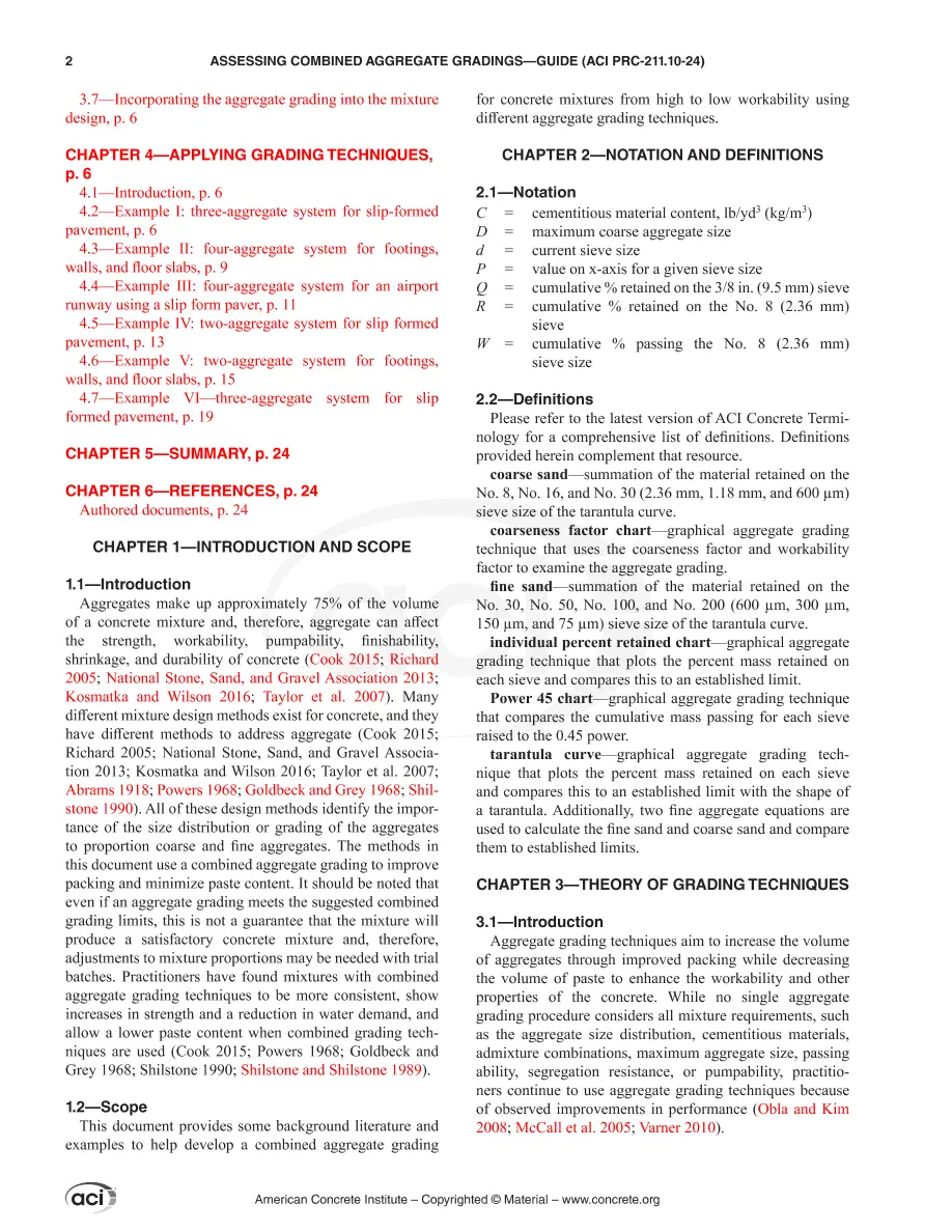 ACI PRC-211.10-24 ACI PRC-211.10-24