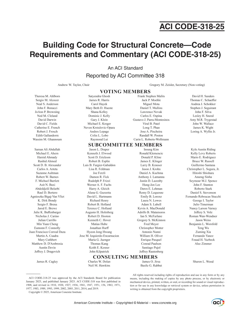 ACI CODE-318-25 ACI CODE-318-25