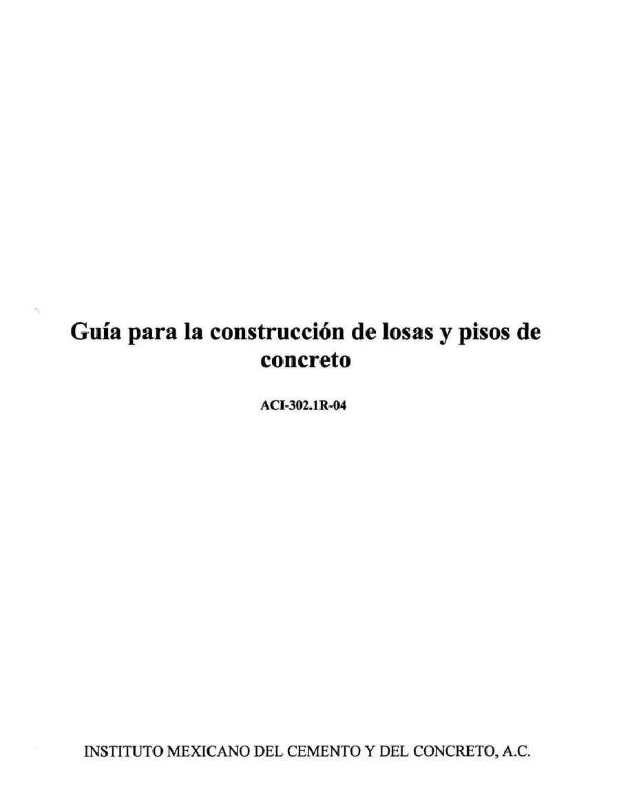 ACI 302.1RS-04 ACI 302.1RS-04