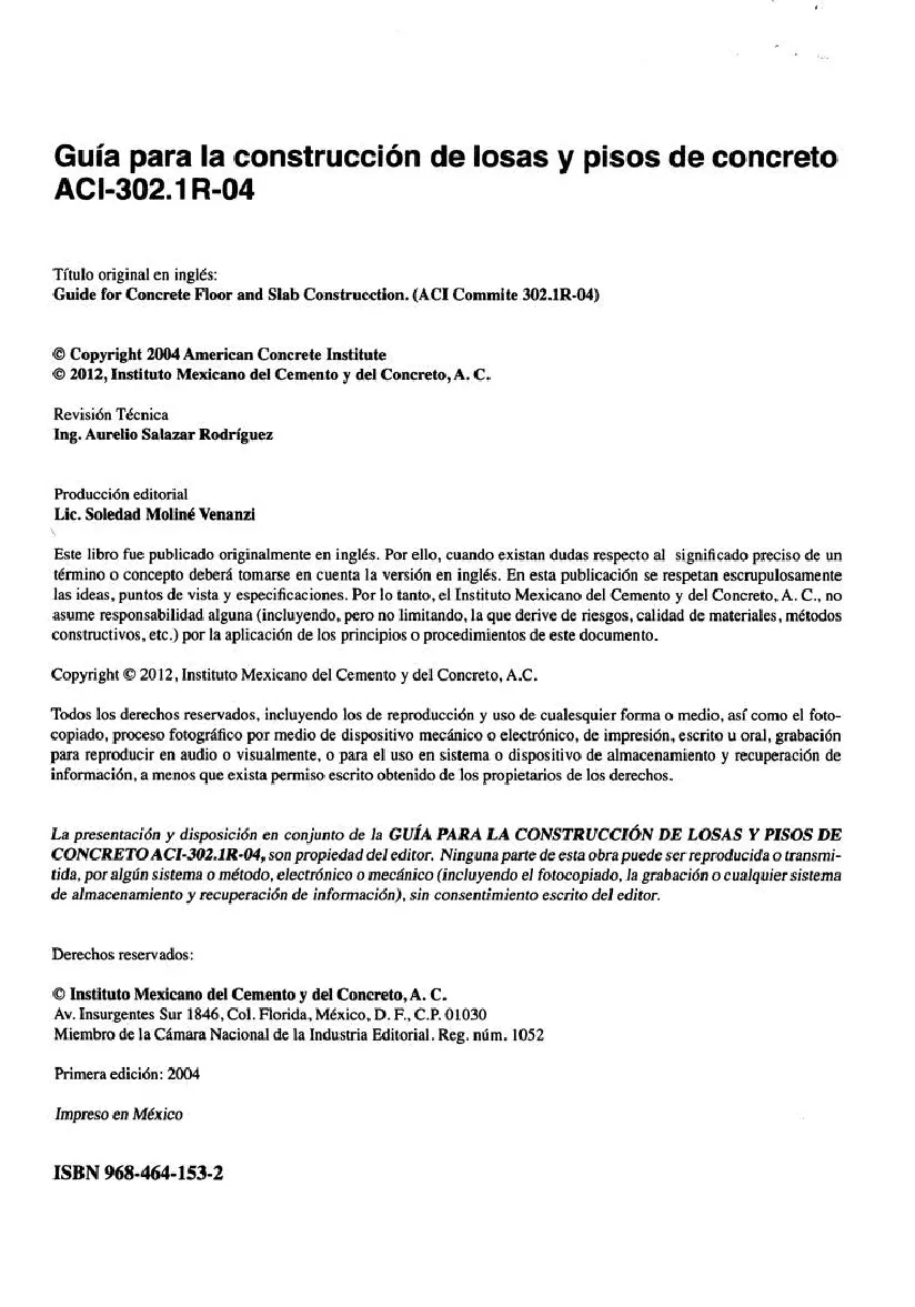 ACI 302.1RS-04 ACI 302.1RS-04