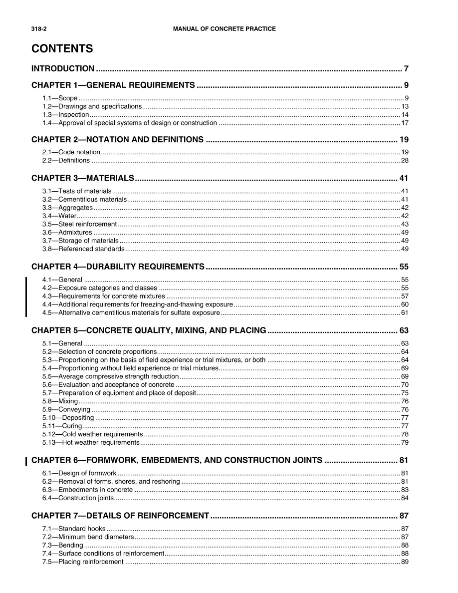 ACI 318-08 ACI 318-08