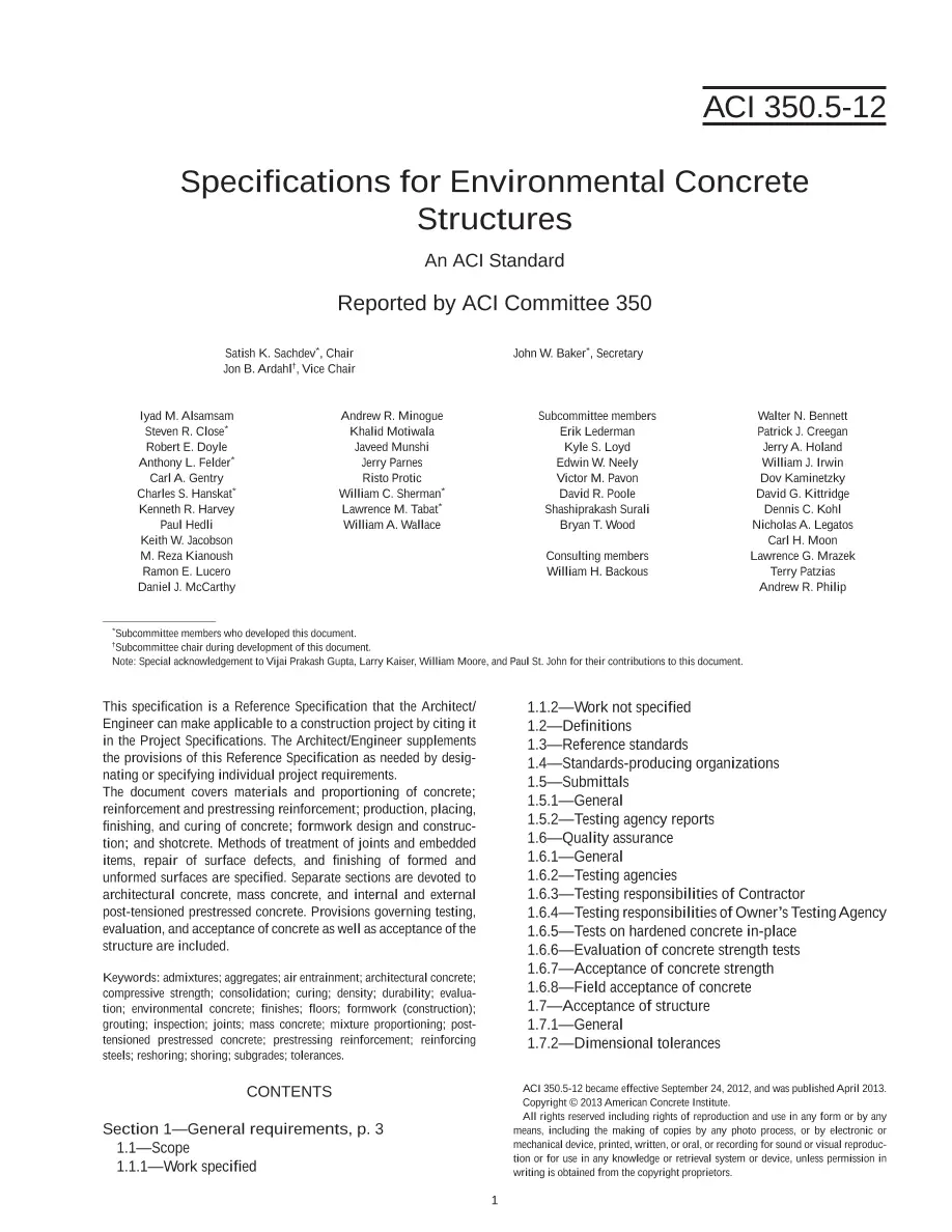ACI 350.5-12 ACI 350.5-12