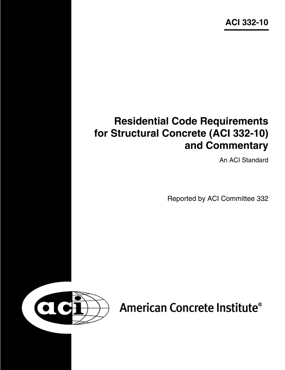 ACI 332-10 ACI 332-10