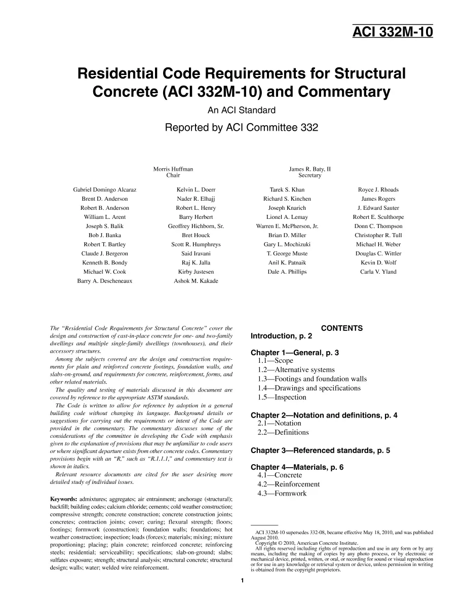 ACI 332M-10 ACI 332M-10