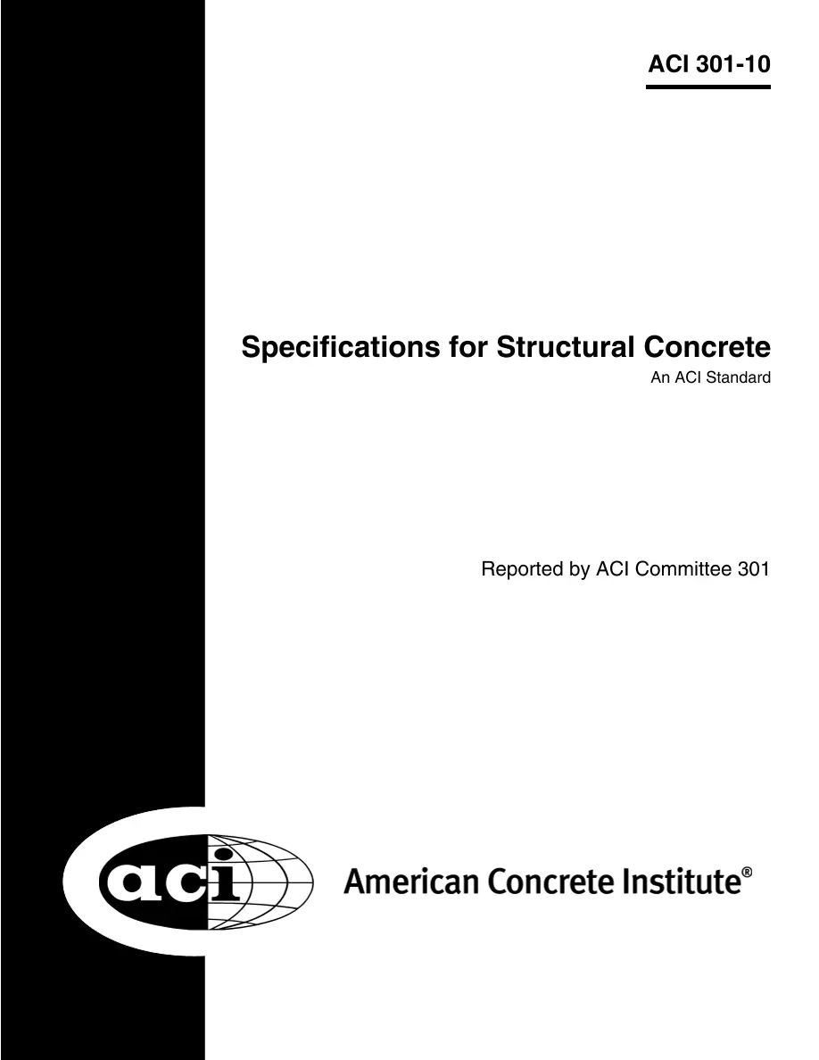 ACI 301-10 ACI 301-10