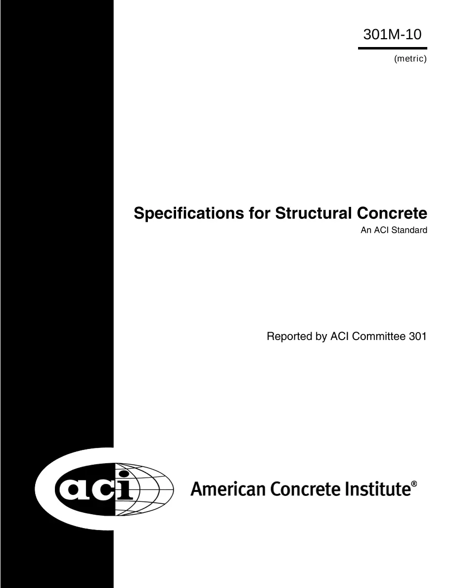ACI 301M-10 ACI 301M-10