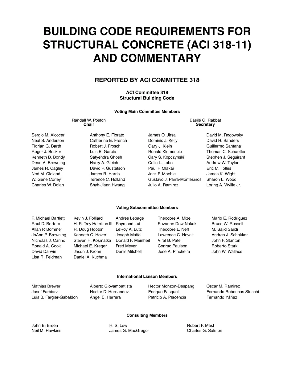 ACI 318-11 ACI 318-11