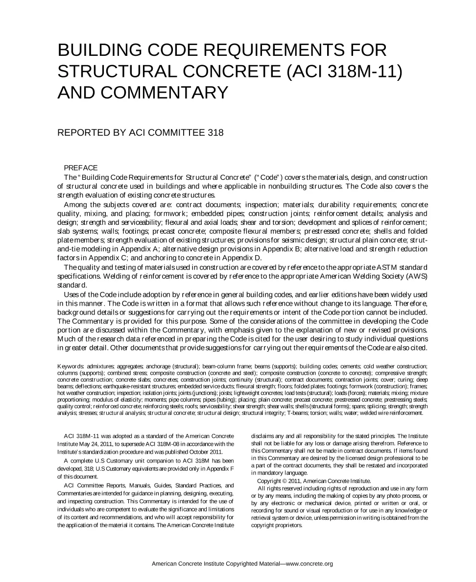 ACI 318M-11 ACI 318M-11