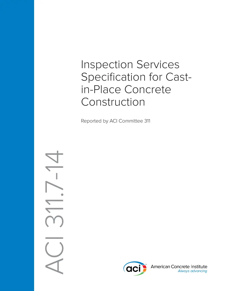 ACI 311.7-14 ACI 311.7-14