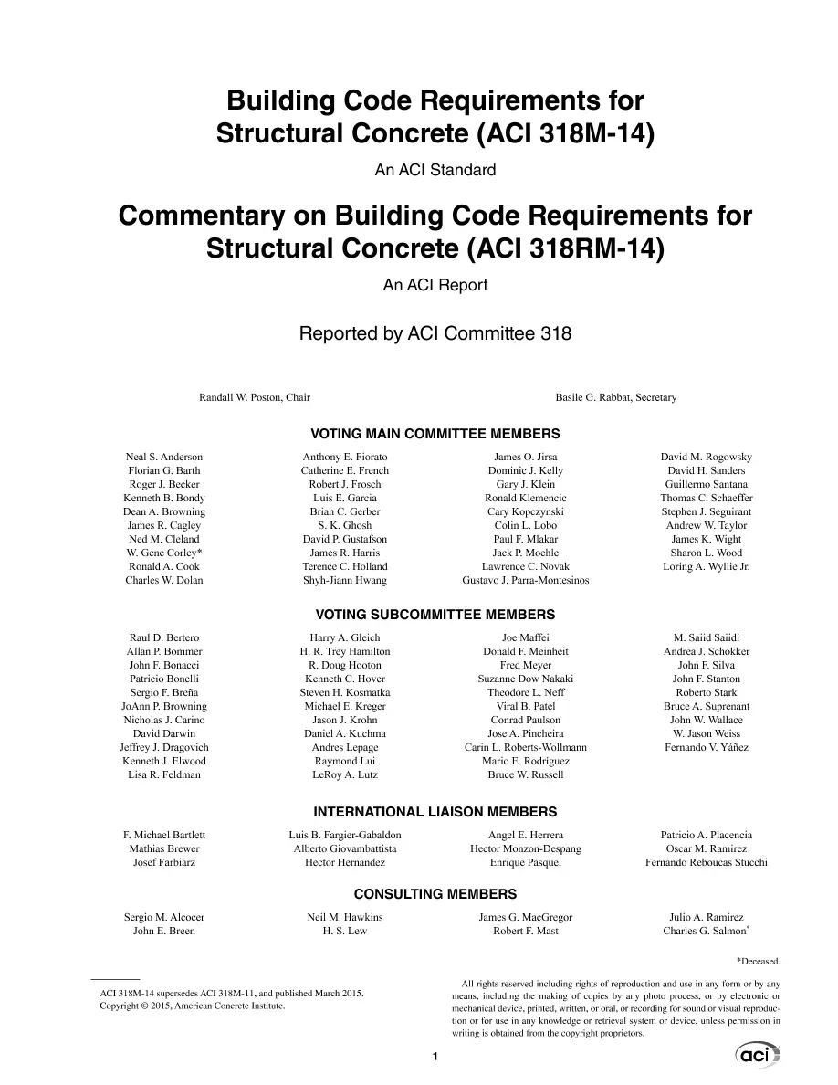 ACI 318M-14 ACI 318M-14
