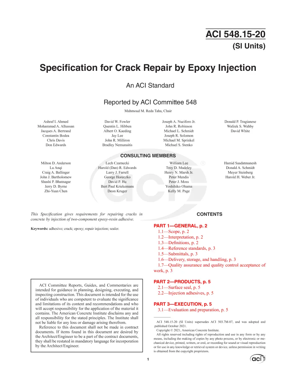 ACI 548.15-20 (SI Units) ACI 548.15-20 (SI Units)