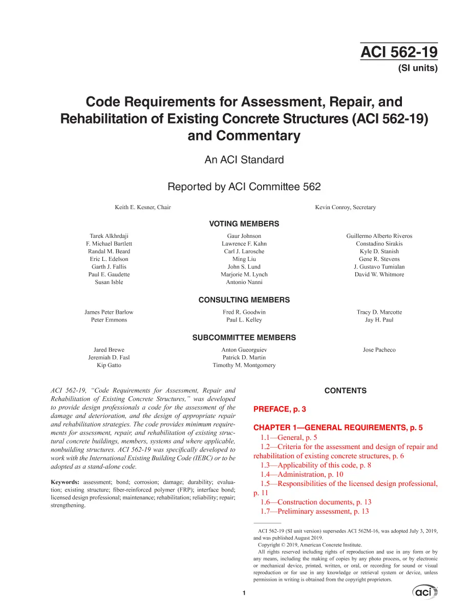 ACI 562M-19 ACI 562M-19