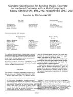 ACI 503.2-92 ACI 503.2-92