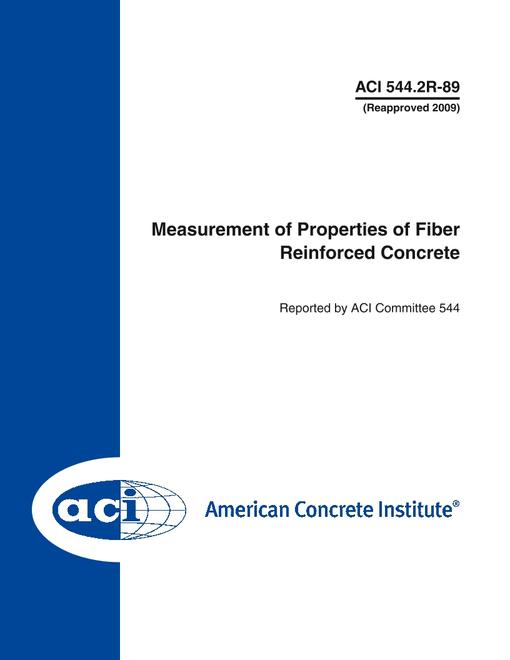 ACI 544.2R-89 (R2009) ACI 544.2R-89 (R2009)