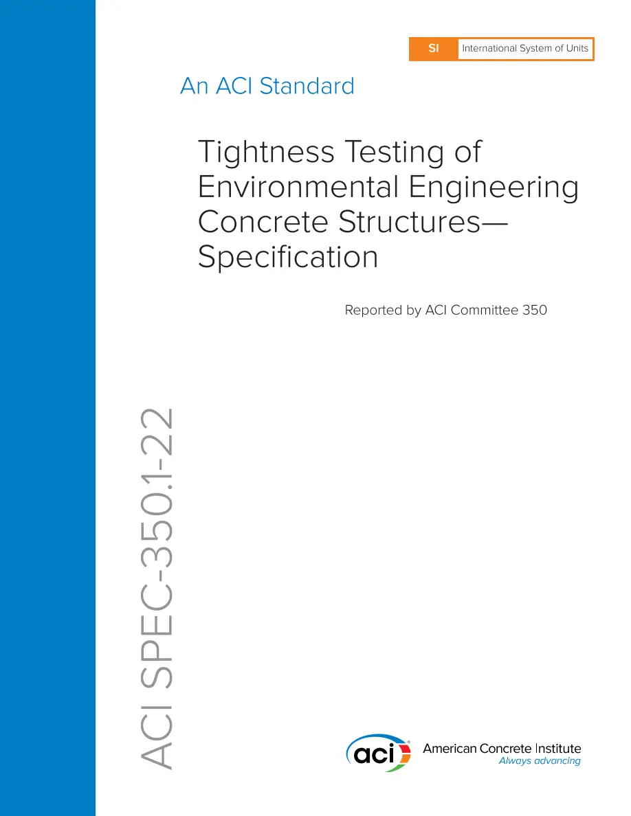 ACI SPEC-350.1-22 (SI Units) ACI SPEC-350.1-22 (SI Units)