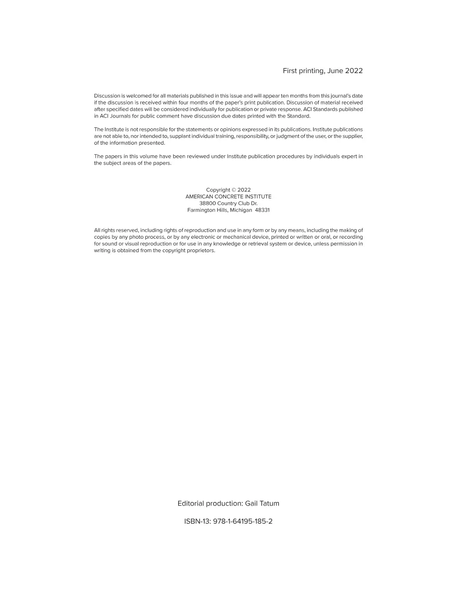 ACI SP-354 ACI SP-354