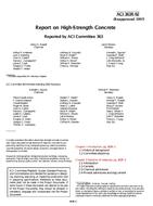 ACI 363R-92 (R1997) ACI 363R-92 (R1997)