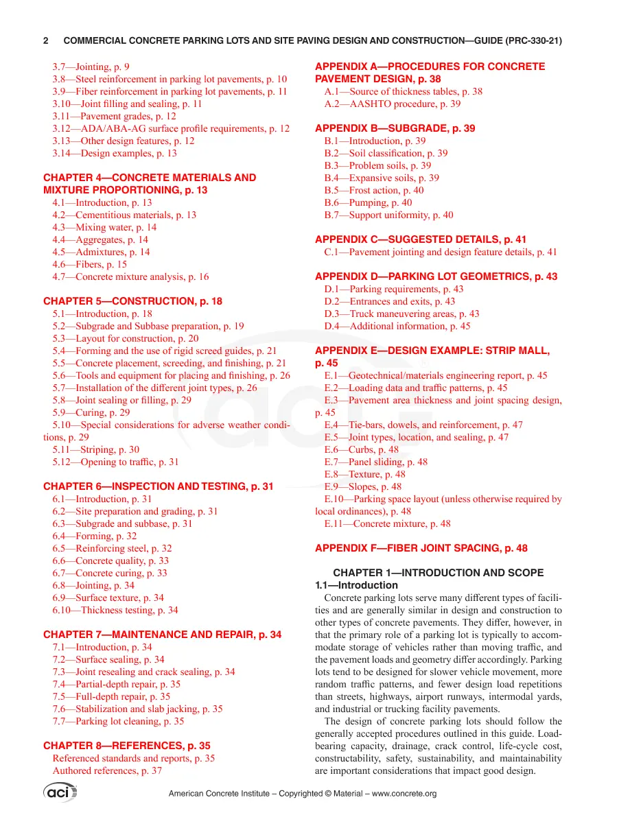 ACI 330-21 ACI 330-21