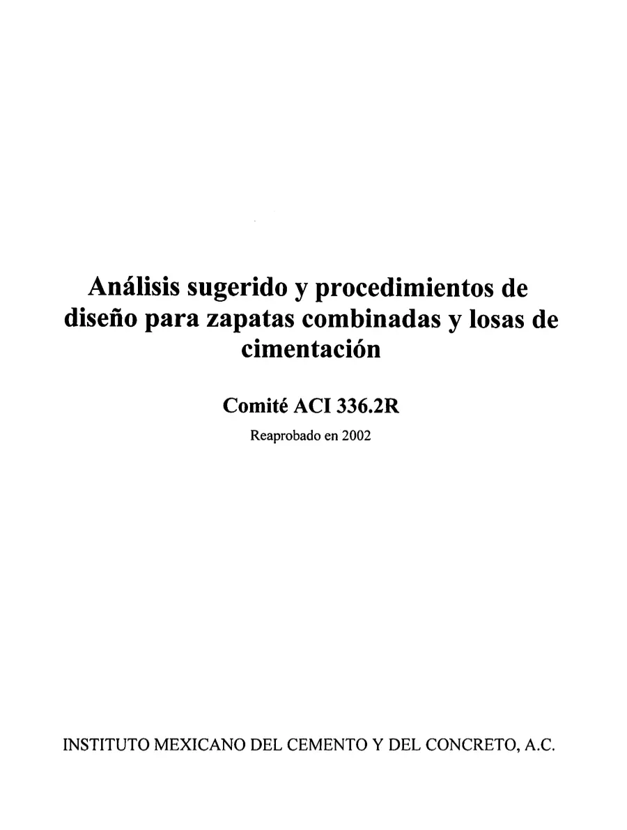 ACI 336.2RS-88 ACI 336.2RS-88