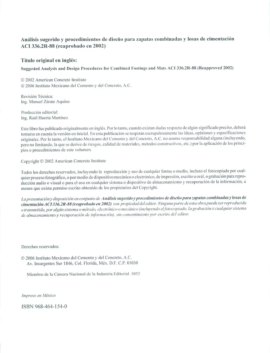 ACI 336.2RS-88 ACI 336.2RS-88