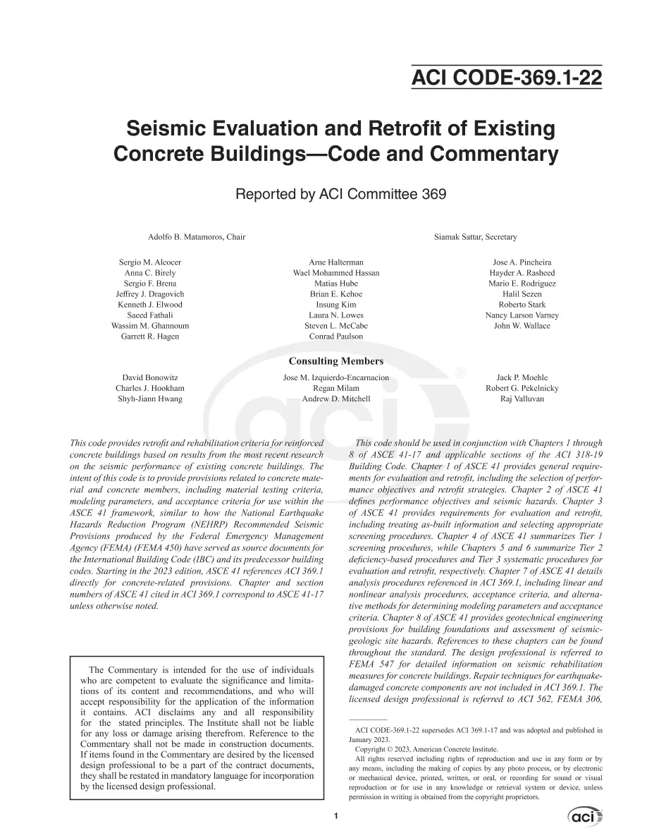 ACI CODE-369.1-22 (IN-LB) ACI CODE-369.1-22 (IN-LB)