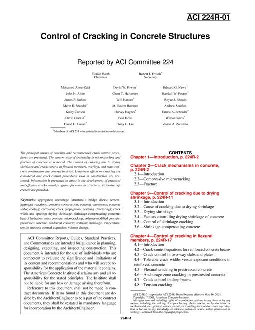 ACI 224R-01 ACI 224R-01