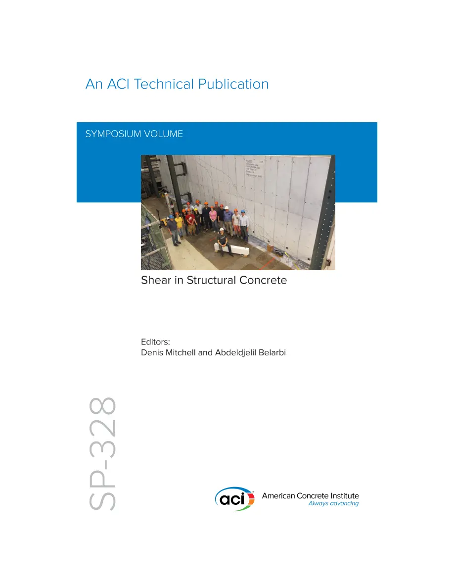 ACI SP-328 ACI SP-328