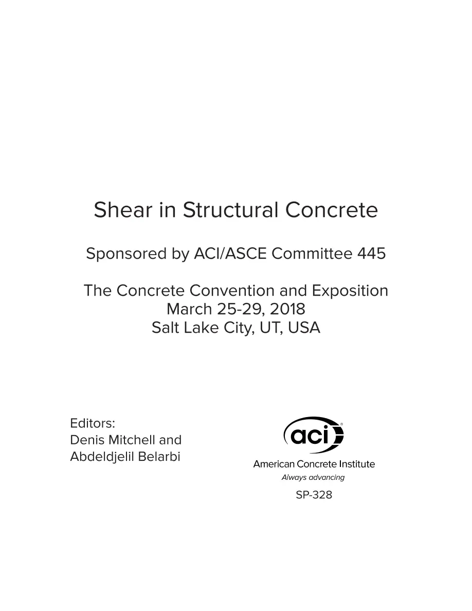 ACI SP-328 ACI SP-328