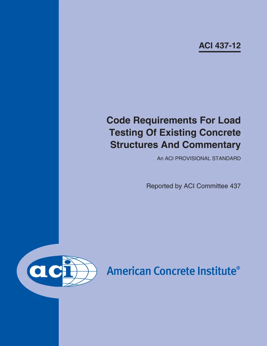 ACI 437-12 ACI 437-12