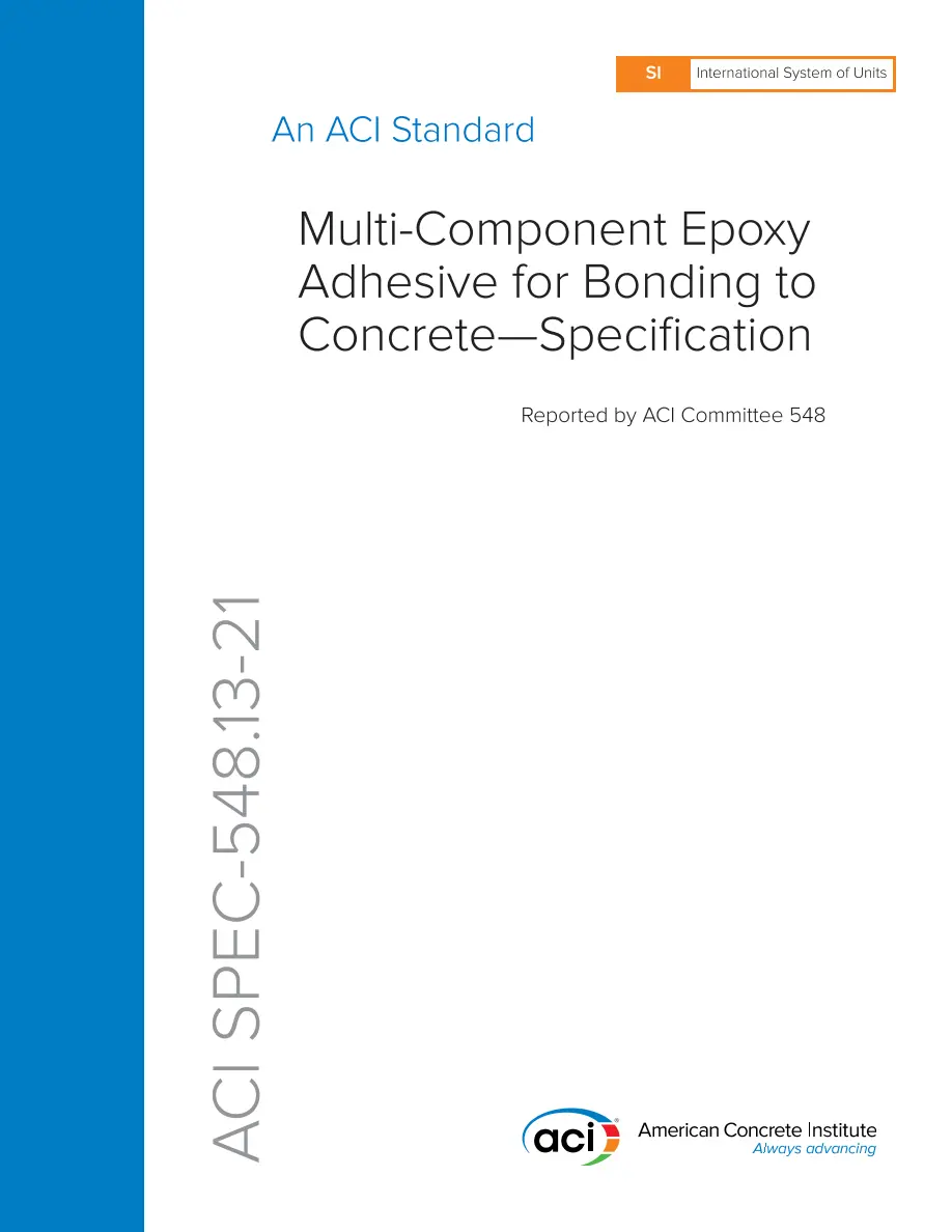 ACI SPEC-548.13M-21 ACI SPEC-548.13M-21