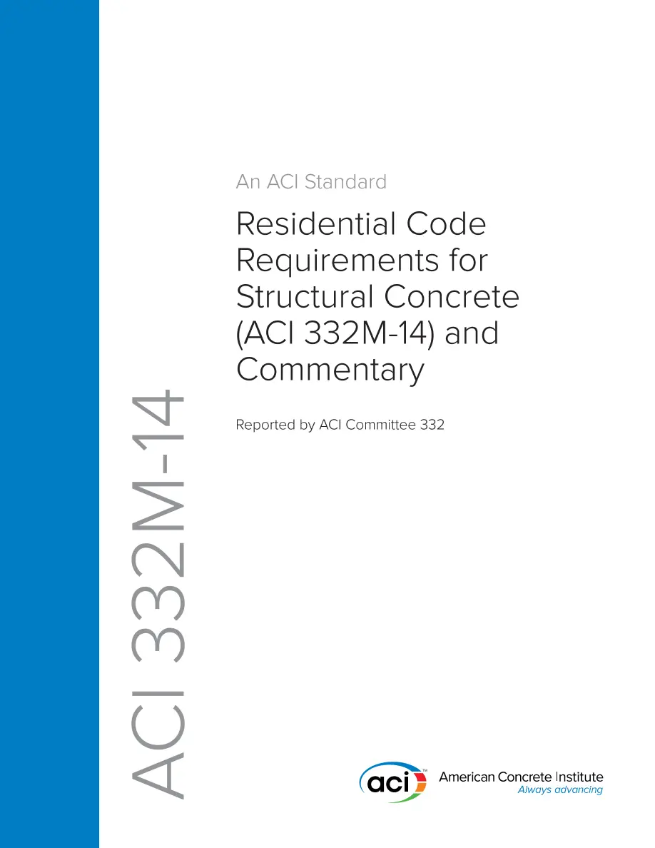 ACI 332M-14 ACI 332M-14
